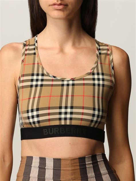 burberry cropped tops